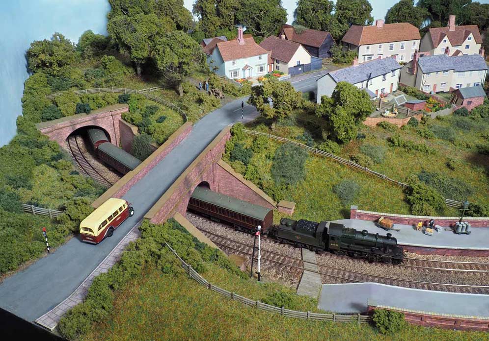 North end of layout