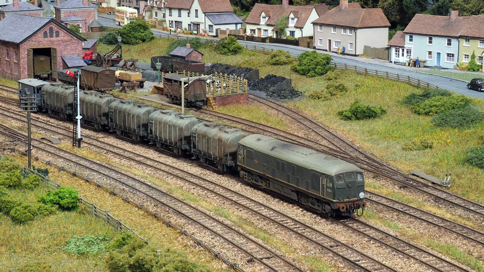 Class 24 with grain wagons