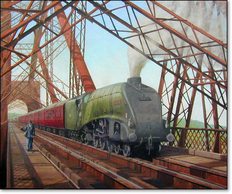 An A4 Crosses the Forth Bridge